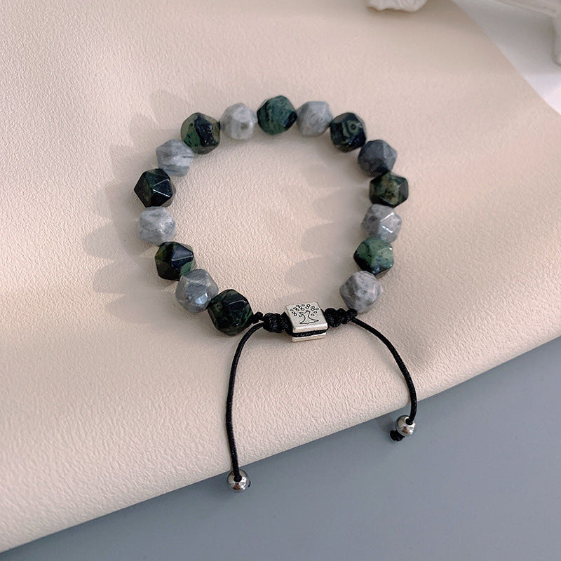 Men's Natural Stone Design High-grade Tigereye Sparrow Bracelets