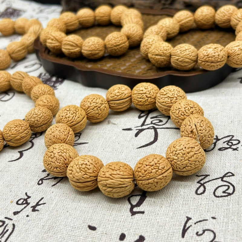 Crafts Peach Pit Single Circle Prayer Bracelet