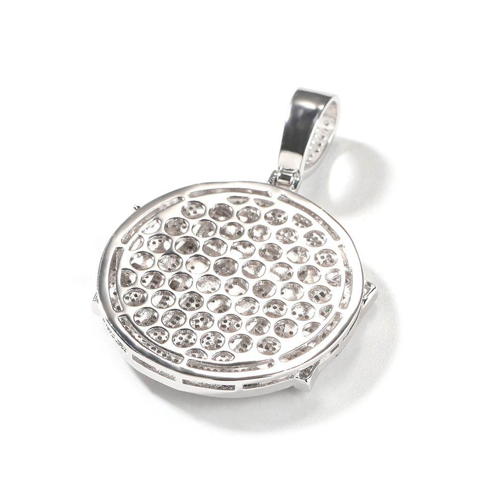 Men's Letter Fashion Trendy Cool Diamond Pendants