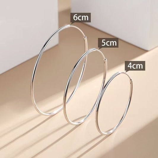 Durable Women's Simple Temperamental Round Drop Earrings