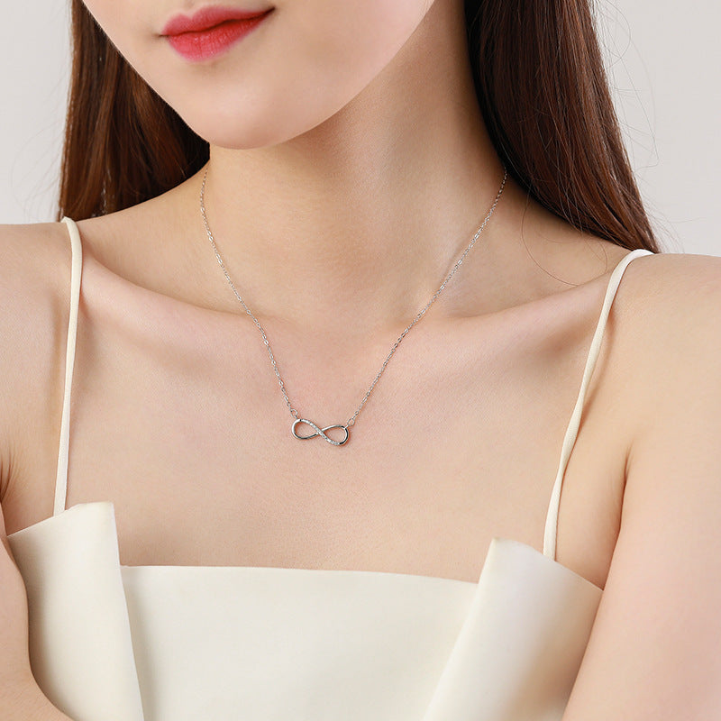 Love Infinite High-grade Simple Mobius Symbol Necklace