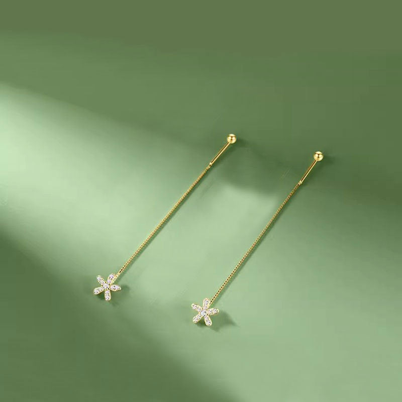 Female Light Luxury Minority Design Advanced Screw Ear Line
