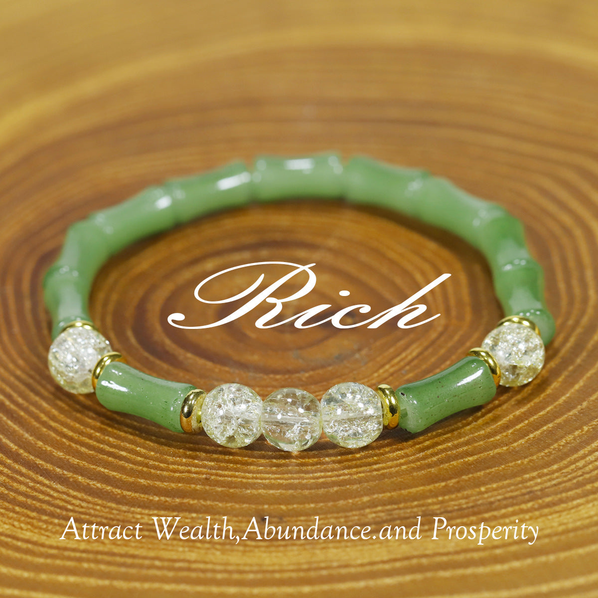 Tigereye Natural Stone Beaded Crystal Unisex Bracelet