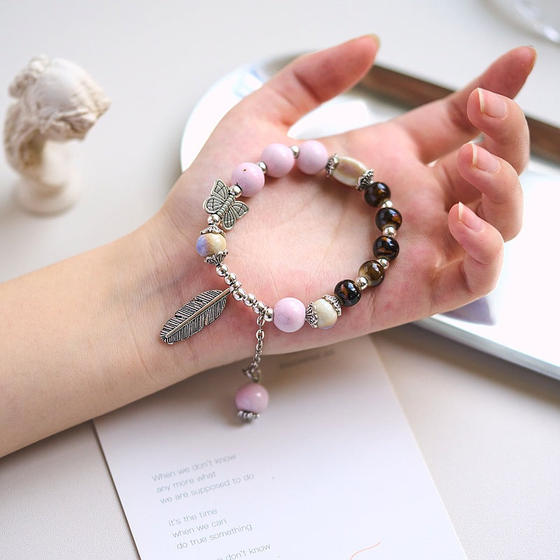 Women's Ceramic Chinese Style Ornament Source Yuan Bracelets