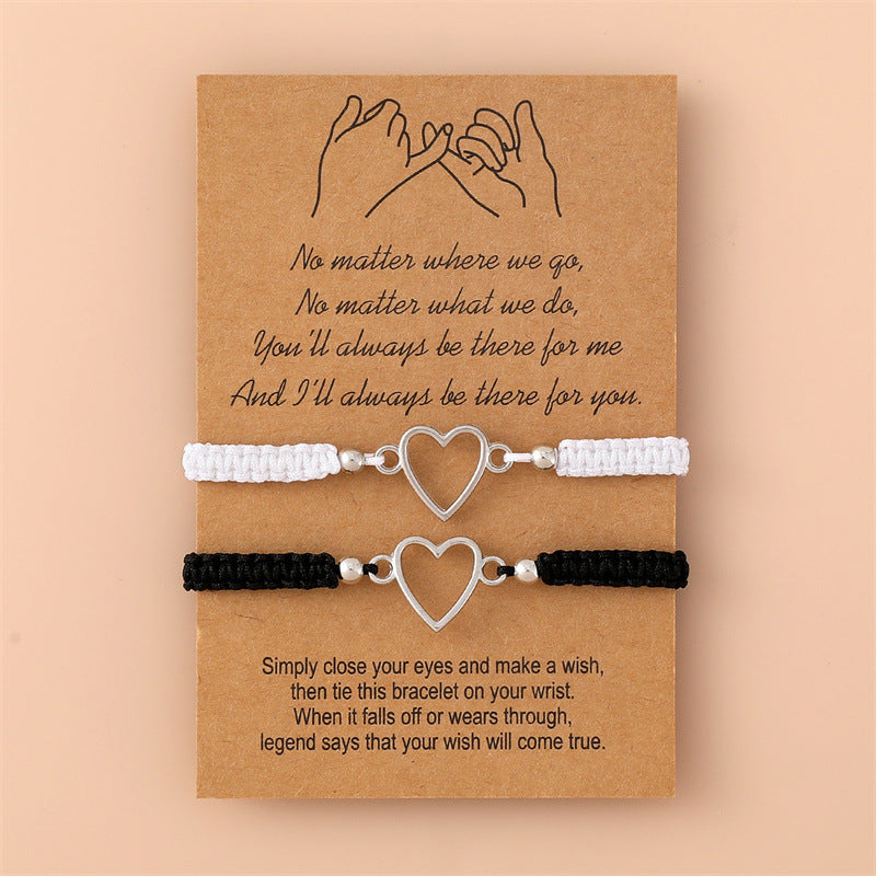 Doctorial Hat Woven Design Sense Graduation Blessing Card Carrying Bracelets