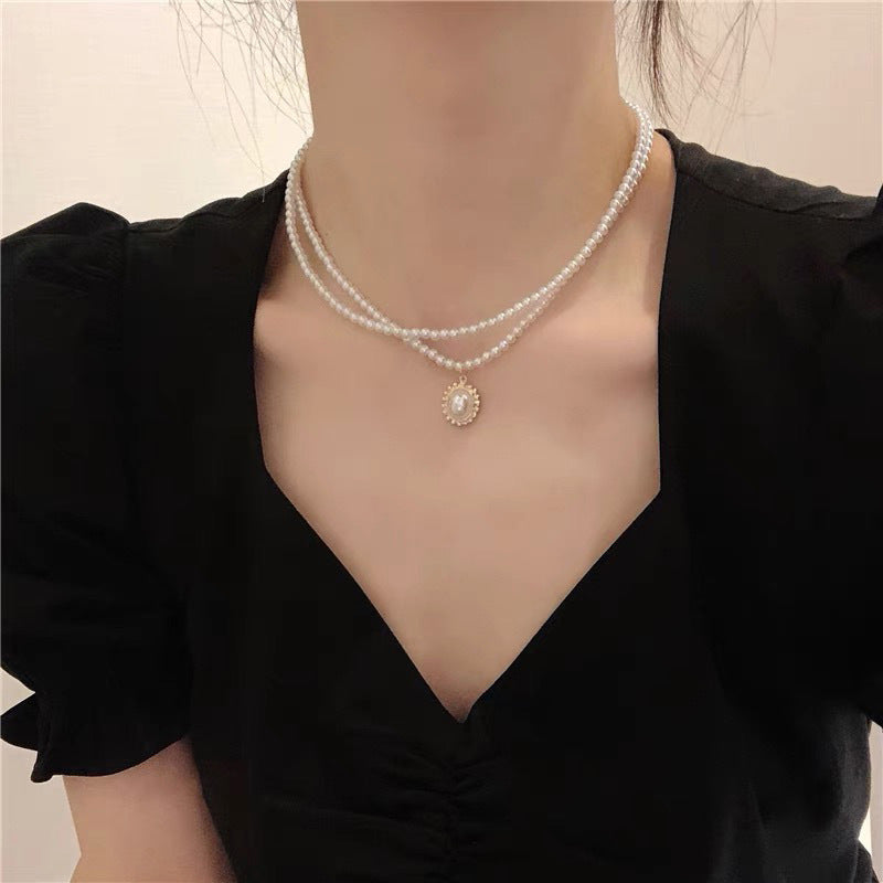 Pearl Female Light Luxury Temperament High-grade Necklaces