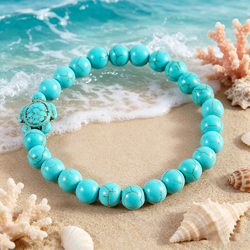 Sea Turtle Ocean Series Holiday Natural Shell Bracelet