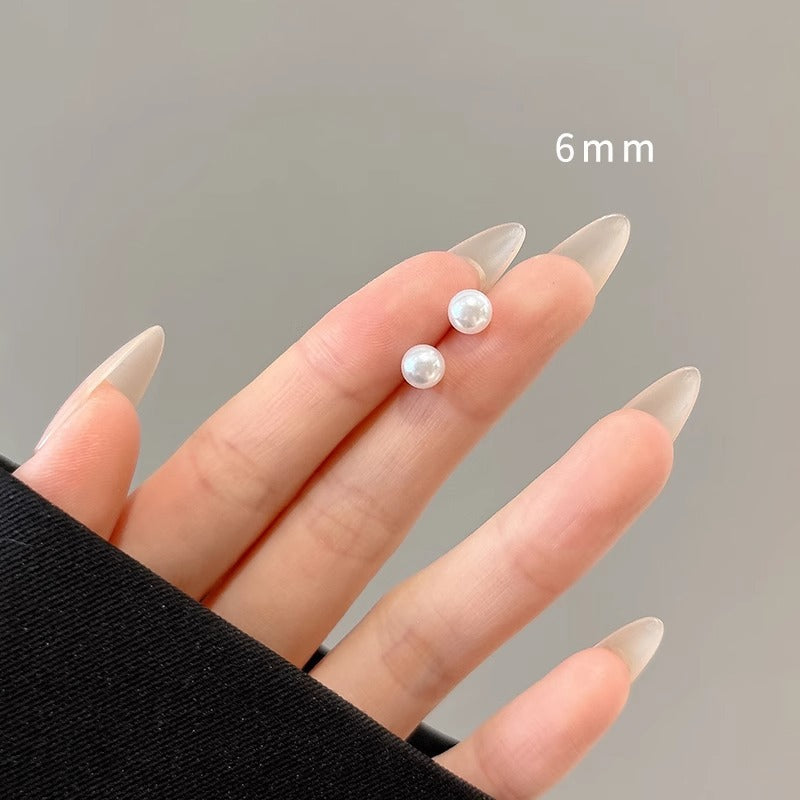 Women's Alloy Night Market Stall Temperament Imitation Pearl 2 Earrings
