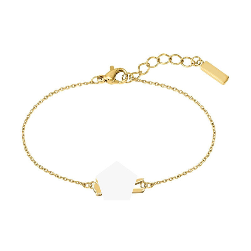 Durable Men's Adjustable Stainless Steel Crocodile Bracelet