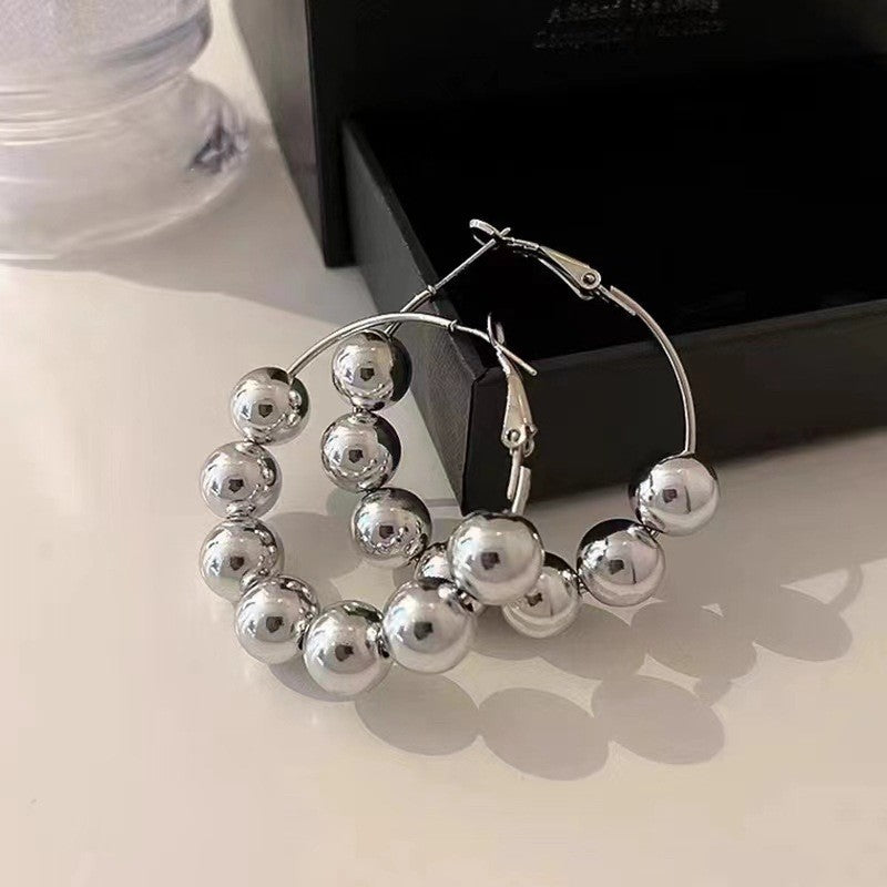 Light Luxury Temperament Fashion Simple Everyday Joker Niche Advanced Earrings