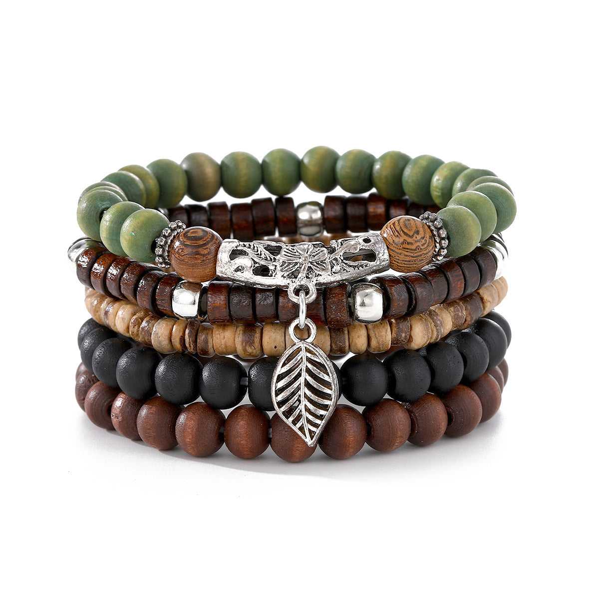 Wooden Bead Ethnic Style Turquoise Vintage Hand-woven Bracelets