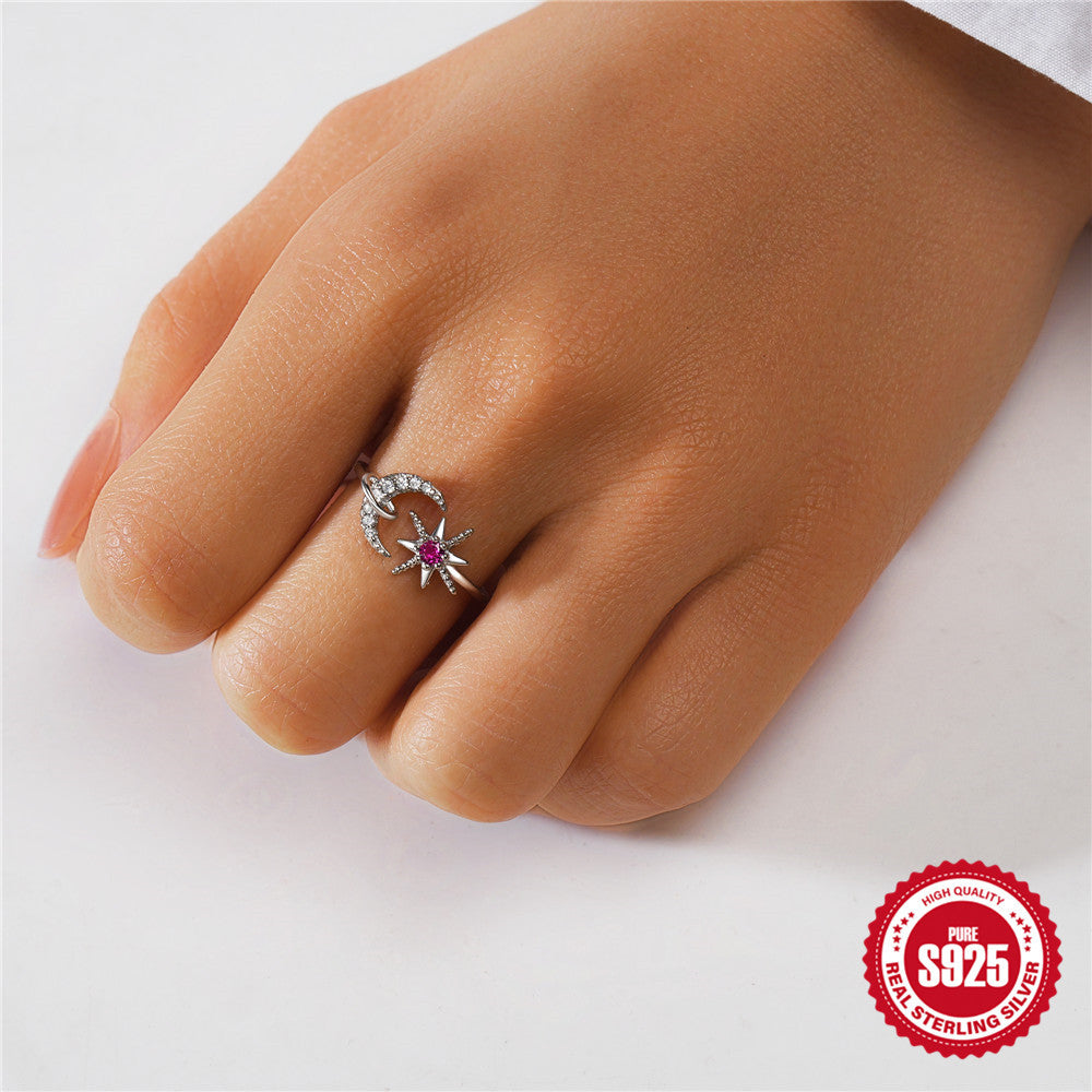 Niche Design Love Petals Open Index Rings