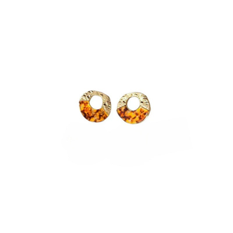 Acrylic Round Fashion Design Ear High Sense Earrings