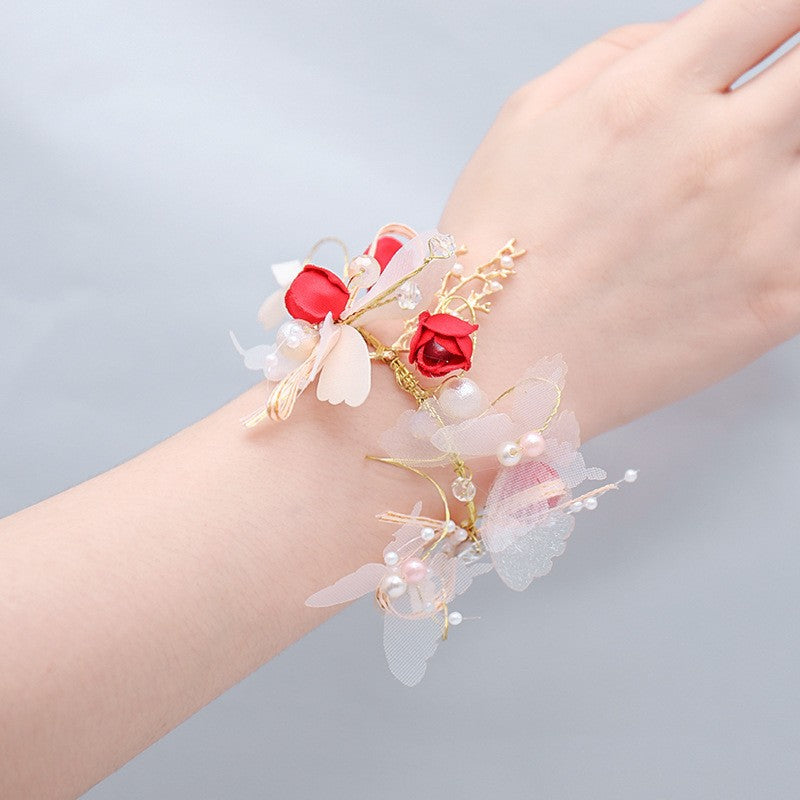 Flower Dance Supplies Gift Korean Mori Style Bride Wrist Bridesmaid Bracelets