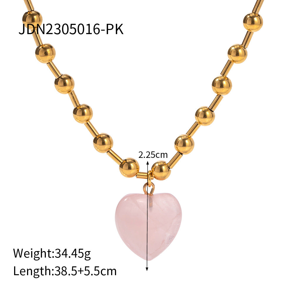 Love Girly Simplicity Beaded Niche Female Sweet Necklaces