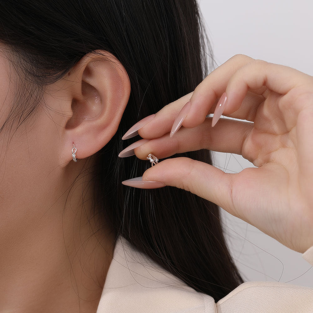 Women's Money Bag For Ear Bone Pure Clips Handmade Rings