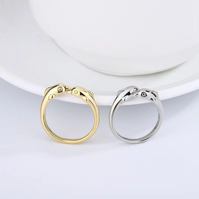 Design Simple Opening Index Finger Style Romantic Ring