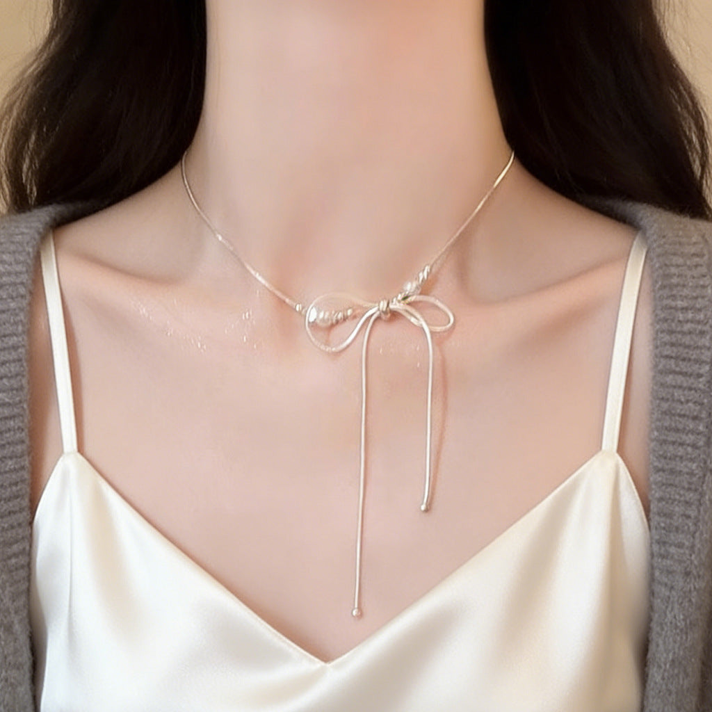 Pearl Light Luxury Minority Design Clavicle Chain High-grade Necklace