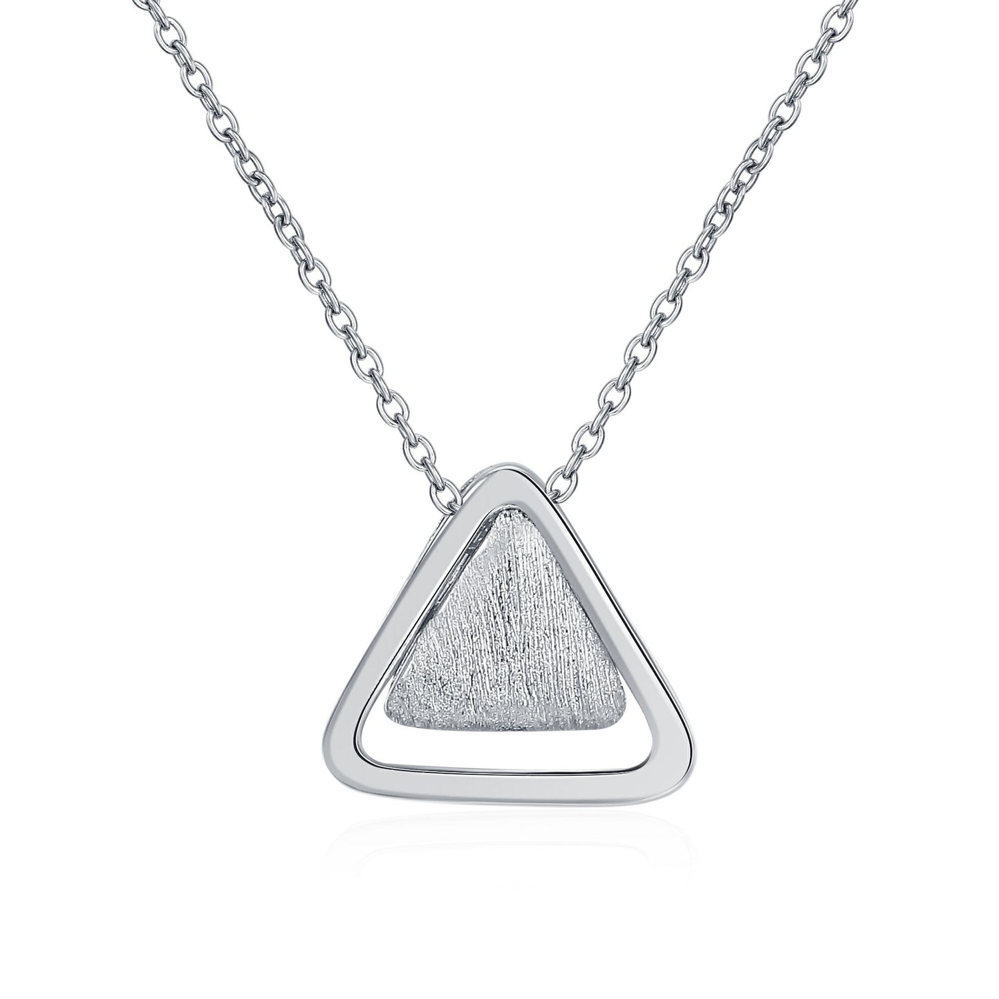 Wear Light Luxury Triangle Female Simple Cold Style Elegant Necklaces