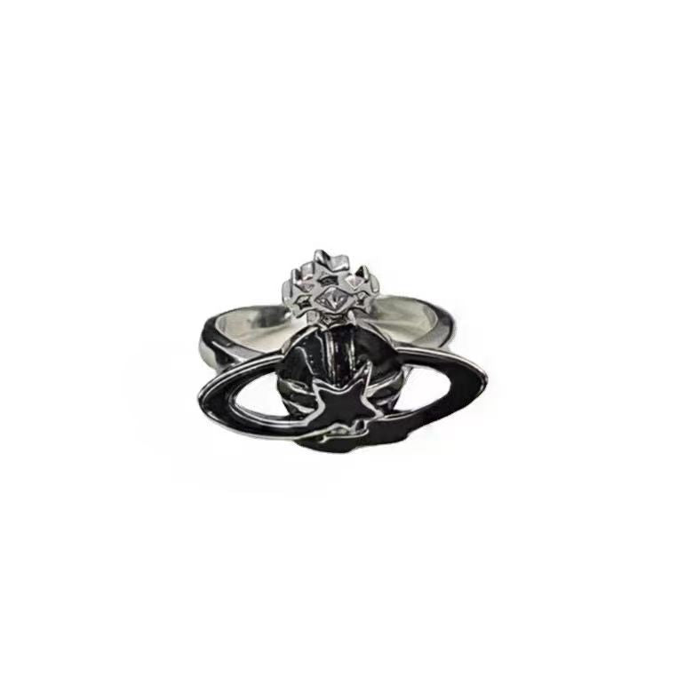 Women's & Men's Cool Style Queen Mother Star Open-end Rings