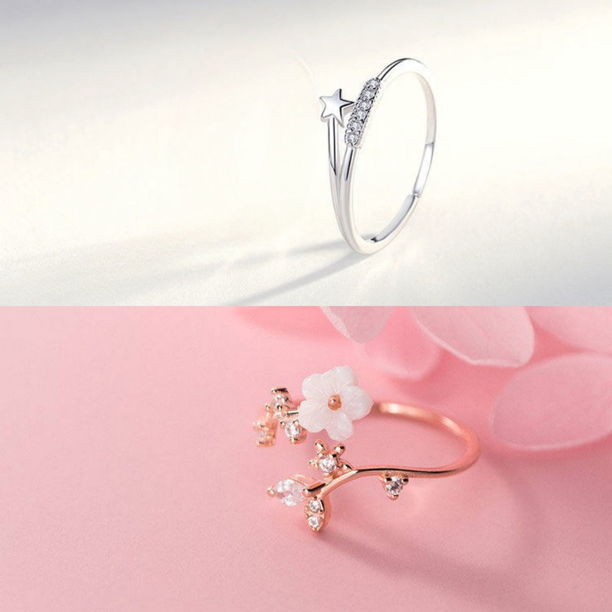 Temperament Wild Opening Adjustable Design Gift Fresh Ring