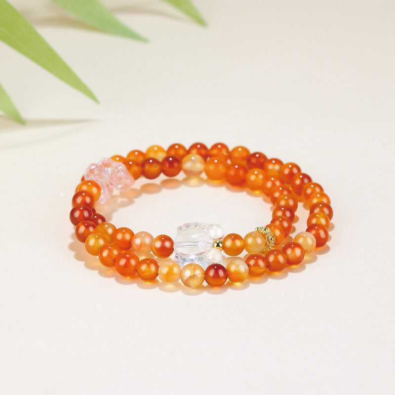 Women's & Men's Beaded For To Relieve Anxiety Natural Crystal Lucky Bracelet
