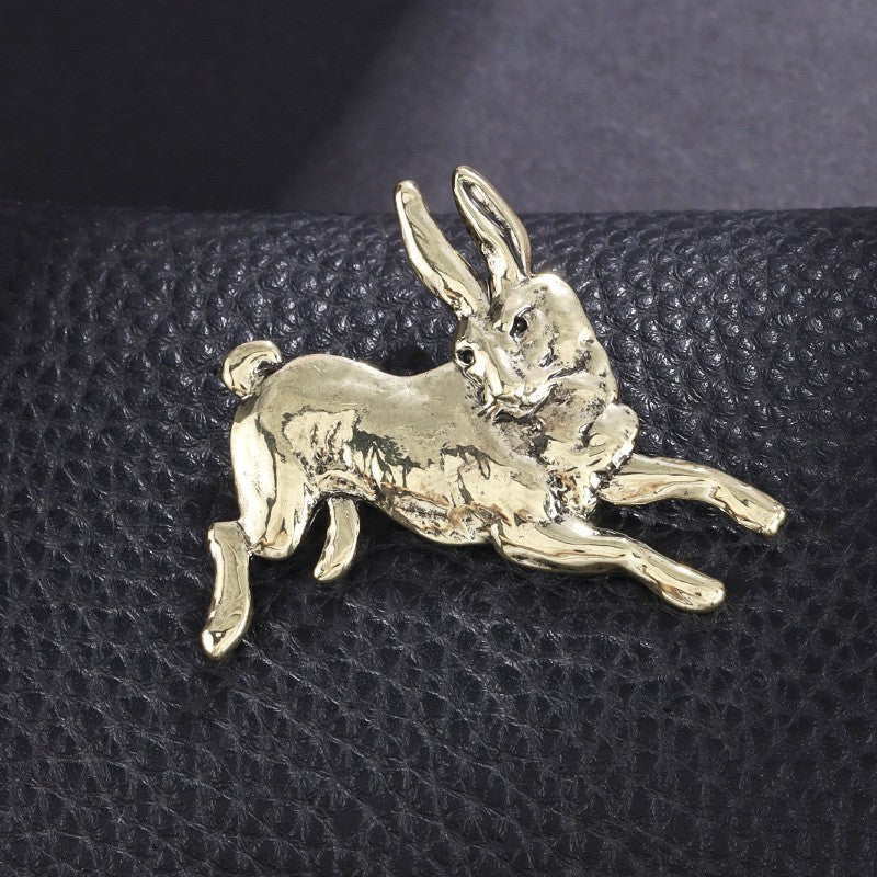 Men's Personalized Retro Animal Brooch Diamond Cartoon Lion Brooches