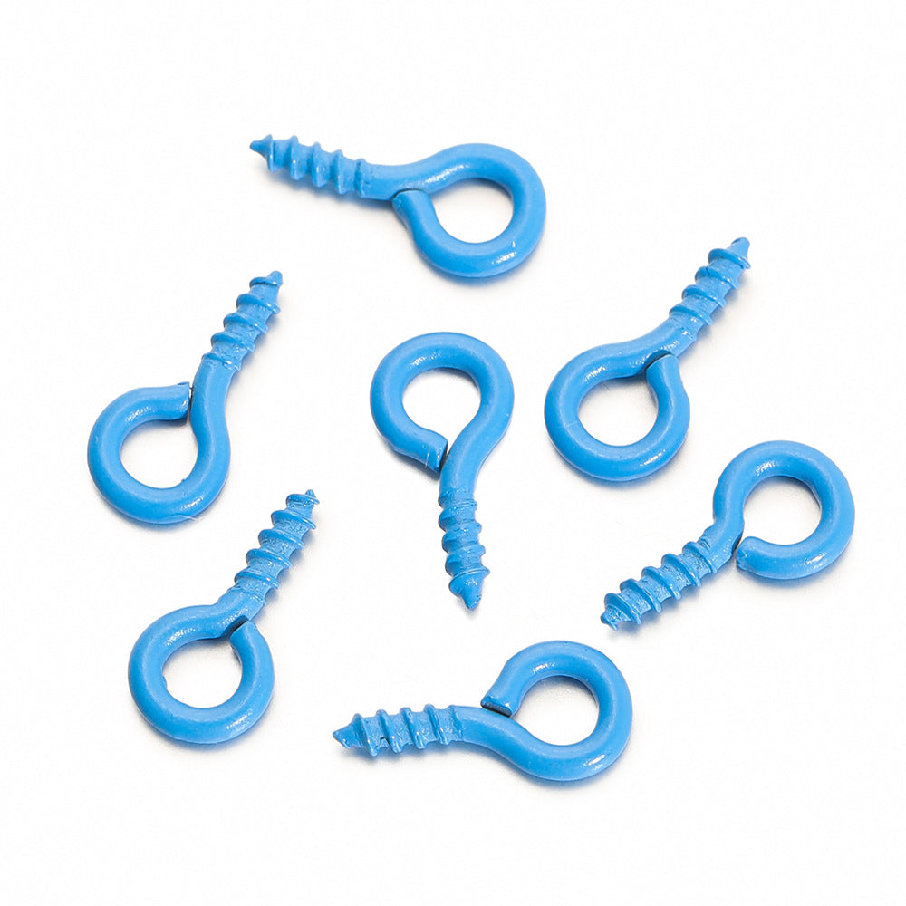 Croissant Nail Screw Sheep Eye Pearl Jewelry Accessories