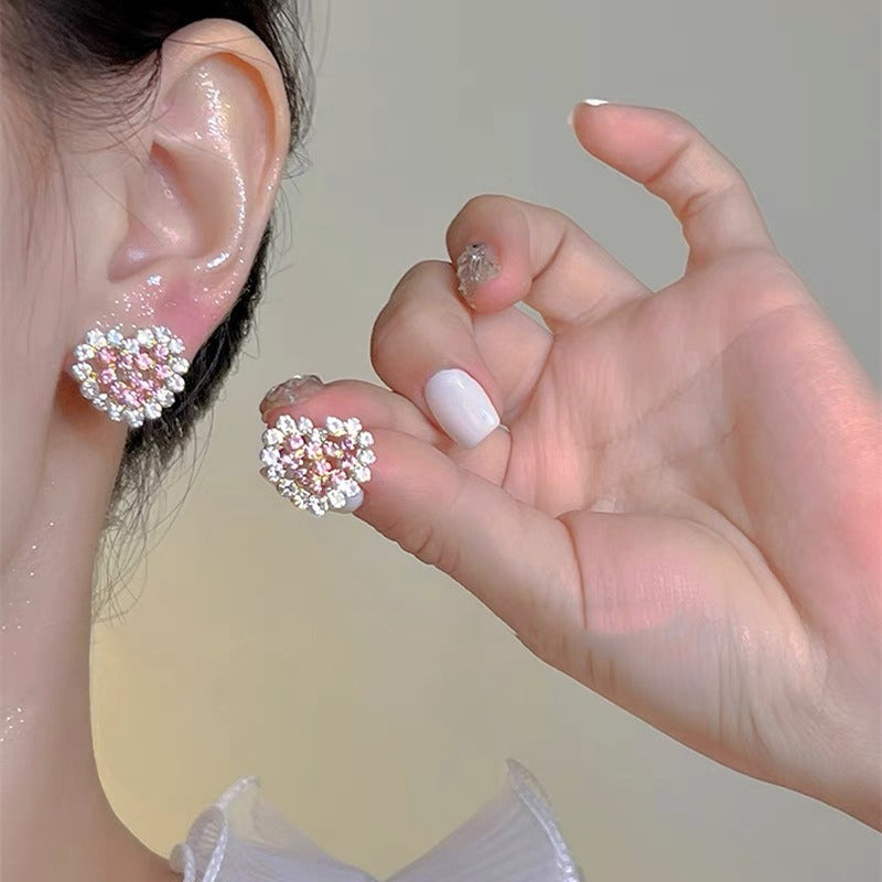 Light Luxury Minority Bow Pearl Graceful Long Earrings