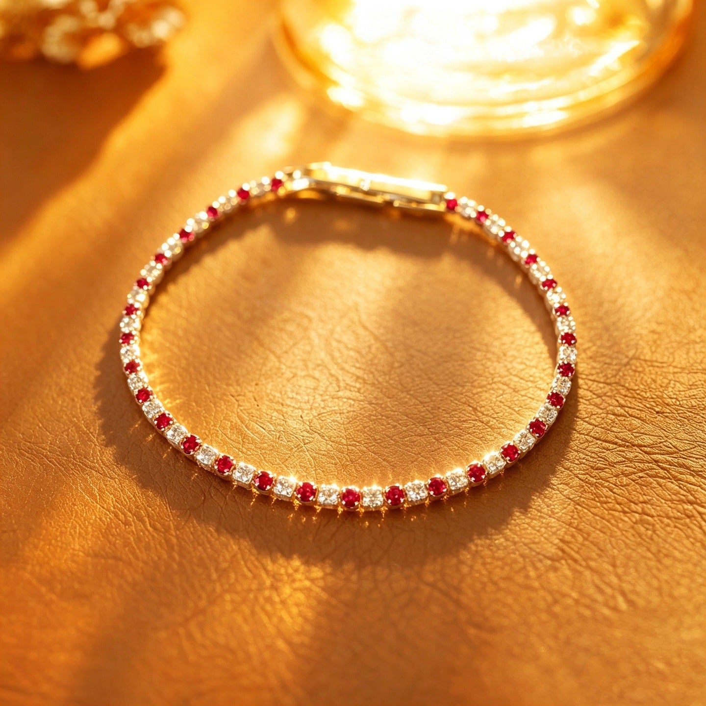 Affordable Luxury High-grade Single Row Diamond Bracelet