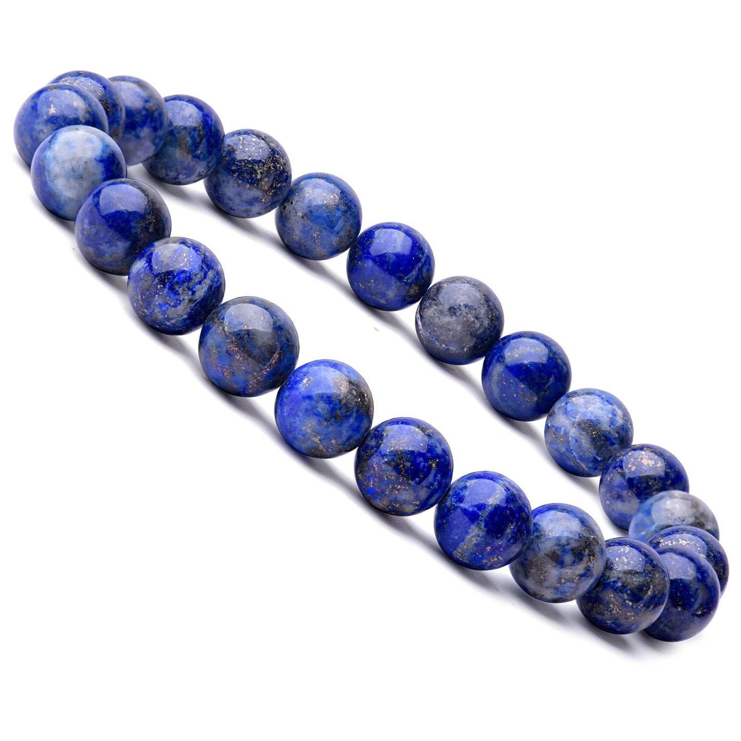 Stone Lava Volcanic Rock Hematite Stretch Bracelet