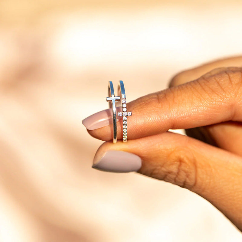 Female Fashion Personalized Cold Style Light Ring