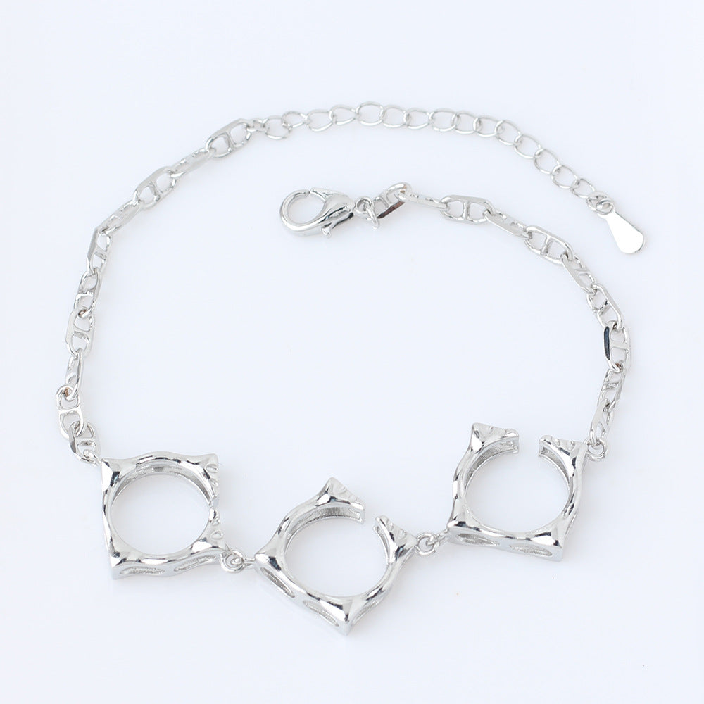 Frame Holder Transfer Beads Delicate Pearl Pot Cover Knob Bracelet