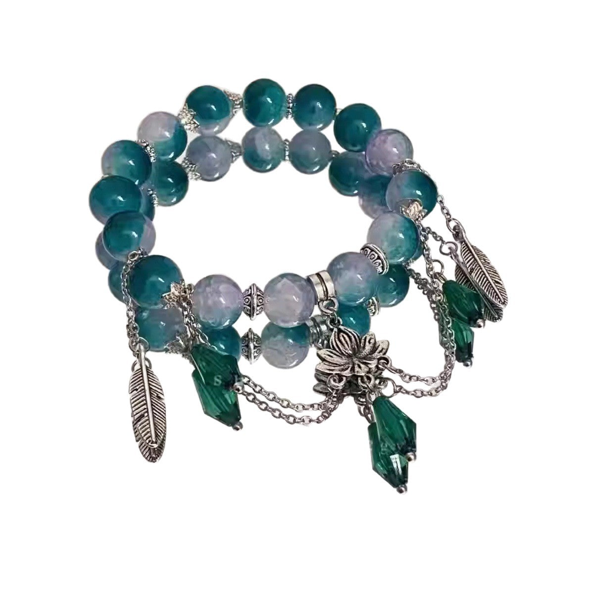 Lotus Beaded Design Sense Daily Fashion Special Interest Light Luxury Bracelets