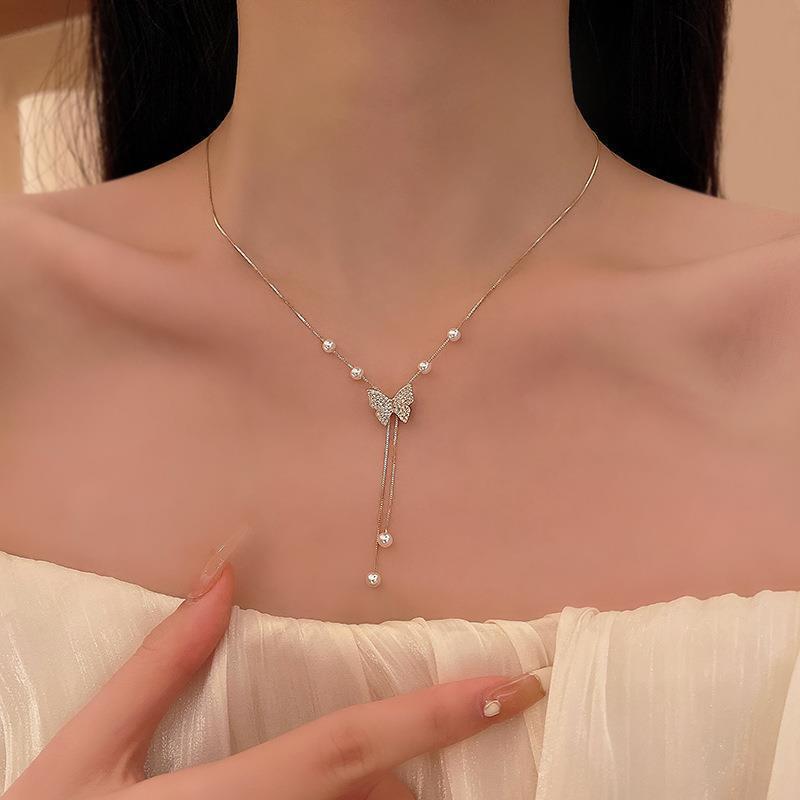 Women's Pearl Niche Design Light Luxury Temperament Necklaces