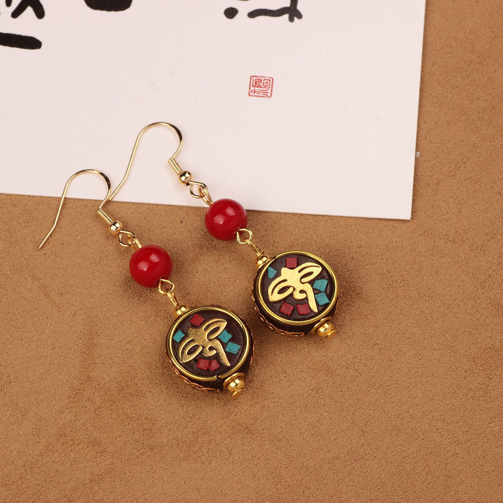 New Attractive Vintage Nepal Simple Design Earrings