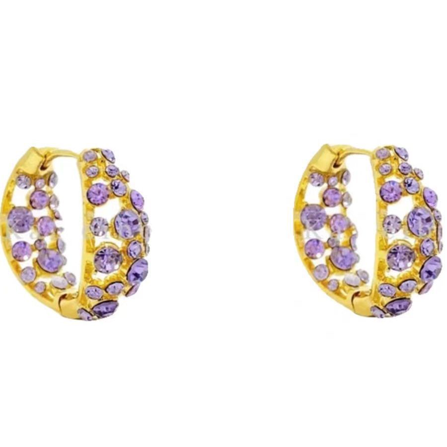 Women's Full Rhinestone Zircon Fashion Niche Unique Ear Buckle