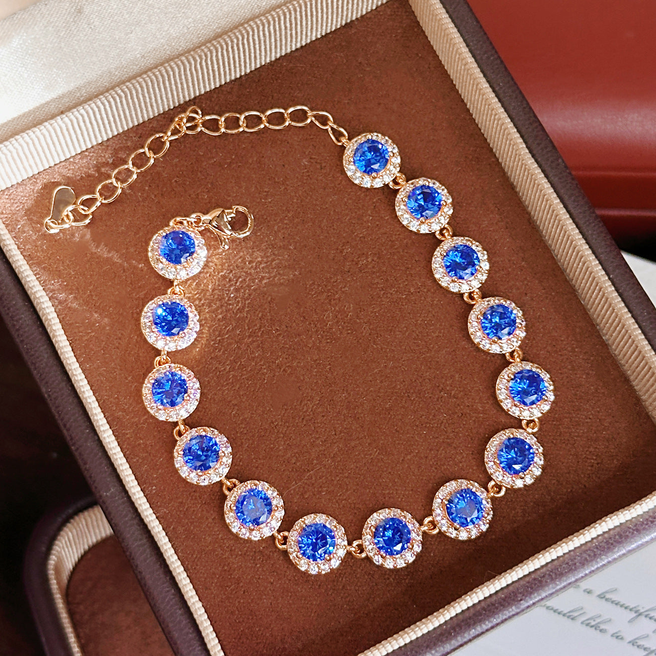 French Colorful Crystals Female Exquisite Refined Grace Bracelets