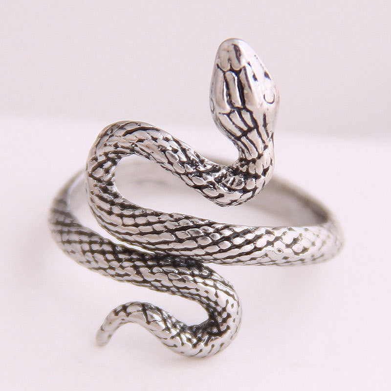 Design Metal Snake-shaped Creative Animal Hand Rings