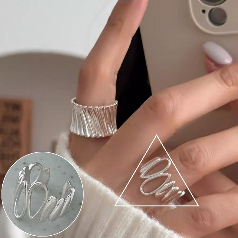 Women's Style Temperament Water Drop Retro Stylish Rings