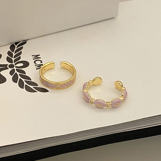 Female Fashion Retro Personality Minimalism Korean Style Rings