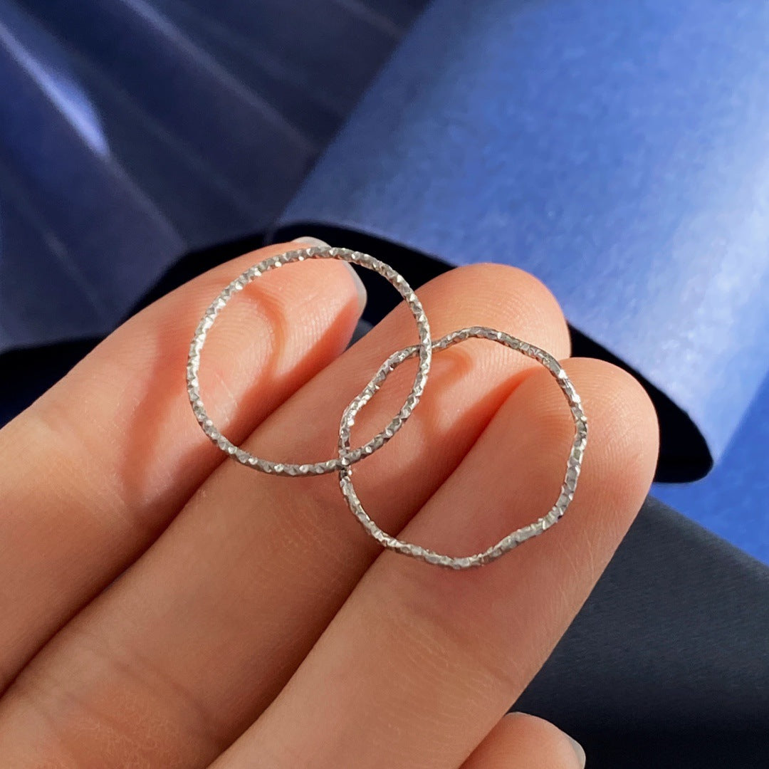 Shape Gold Sier Rose Golden Three Colors Casual Rings