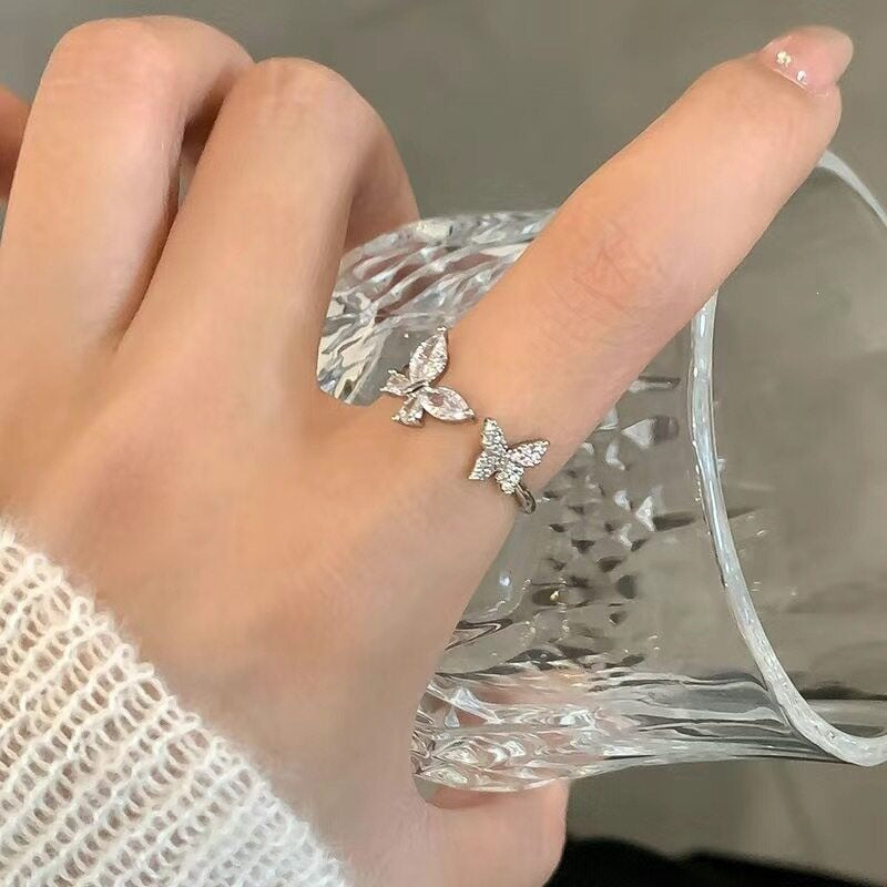 Nail Female Niche High Sense Twin Index Finger Bracelets