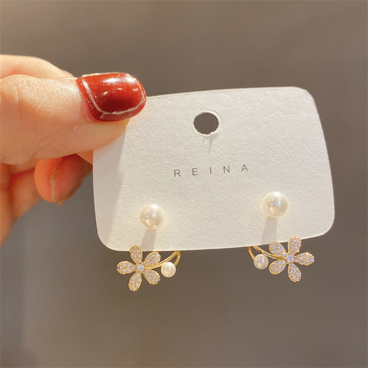 Women's Colorful Flower Summer Contrast Fresh Simple Rings