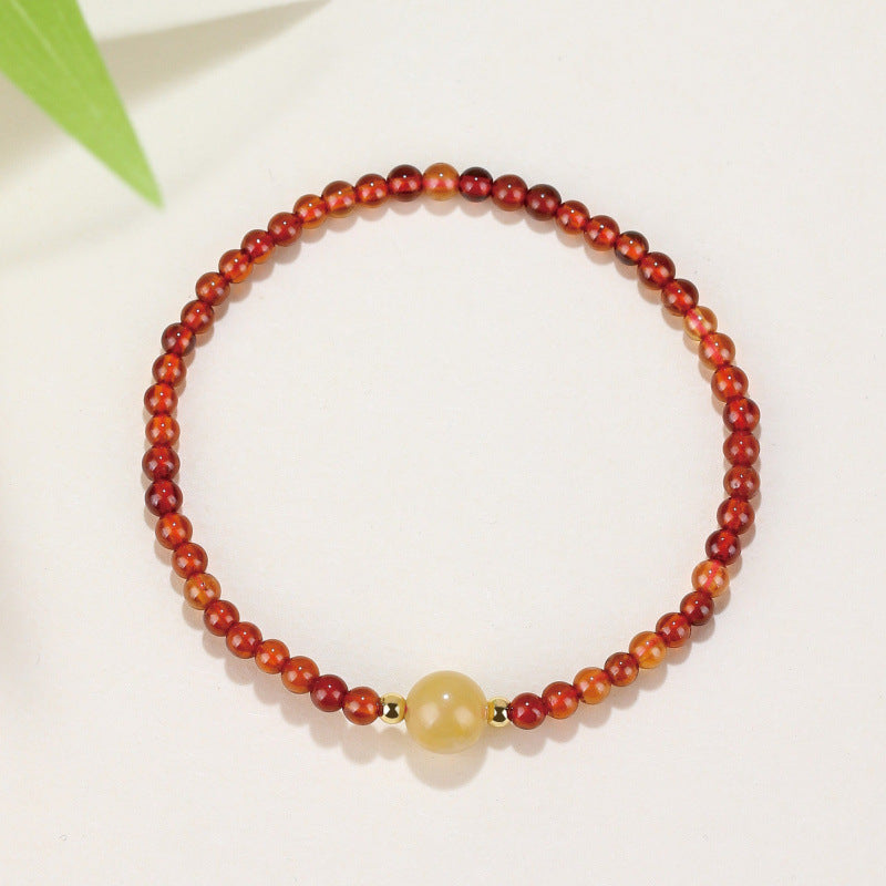 Women's & Men's Beaded For To Relieve Anxiety Natural Crystal Lucky Bracelet