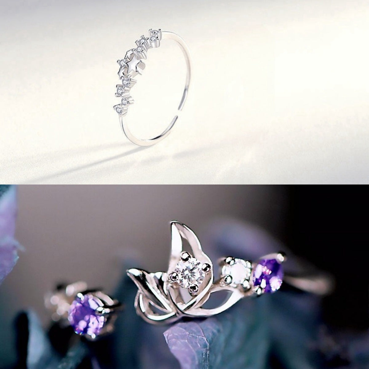 Temperament Wild Opening Adjustable Design Gift Fresh Ring
