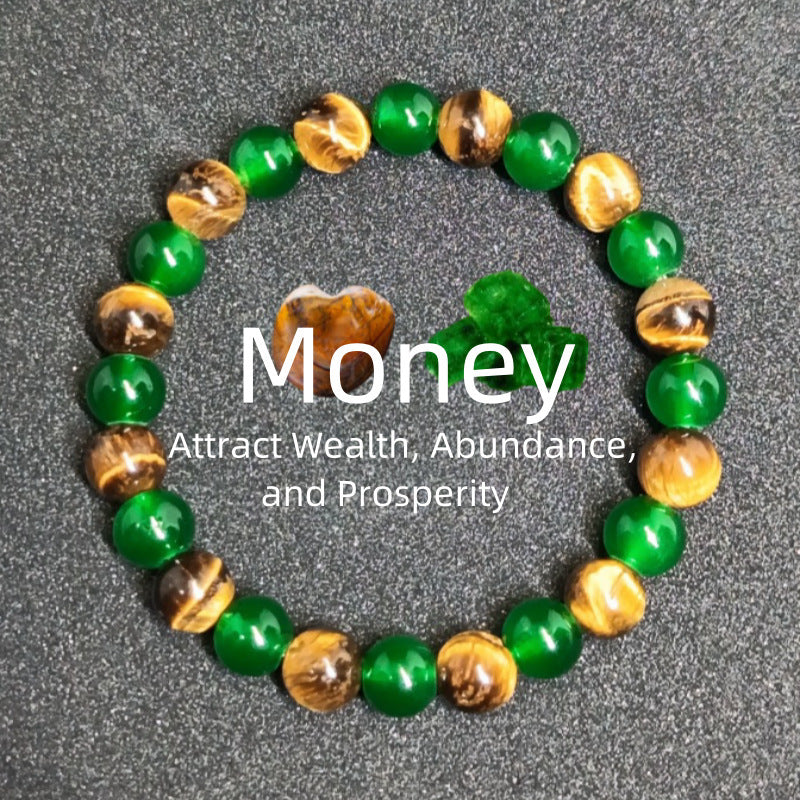 Glamorous Slouchy Attractive Natural Stone Crystal Bracelets