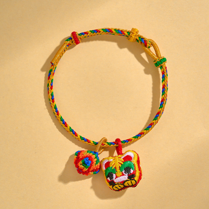 Children's Dragon Boat Festival Colorful Rope Hand-woven Small Bracelets