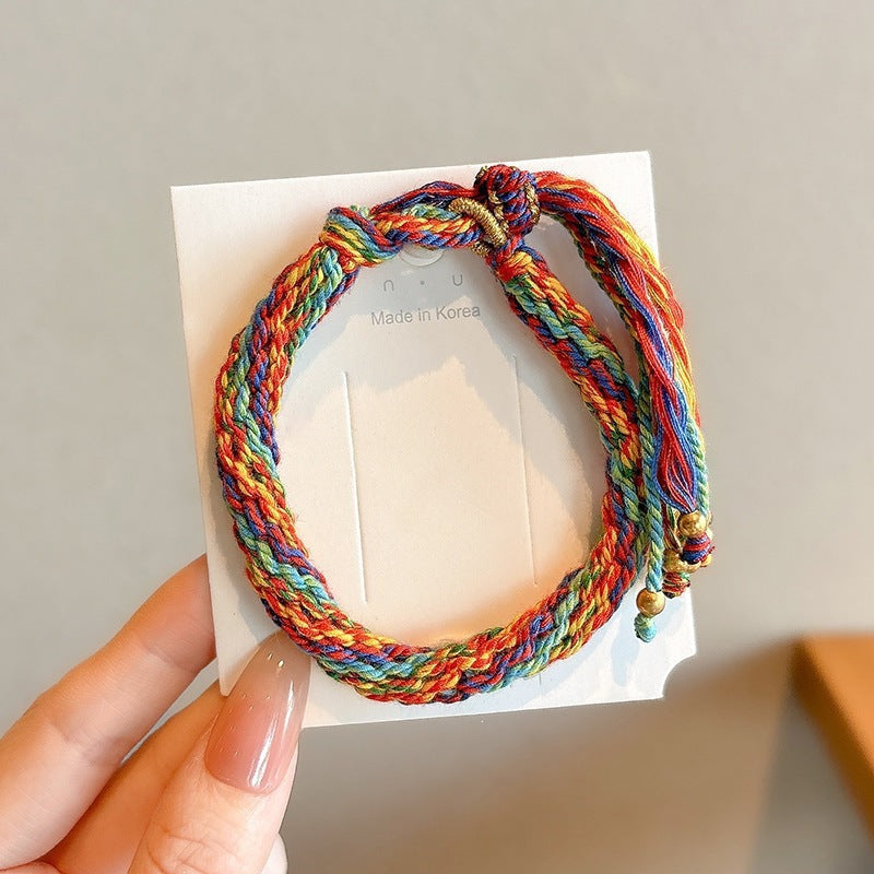 Boat Festival Carrying Strap Colorful Rope Wind Hand-woven Bracelet