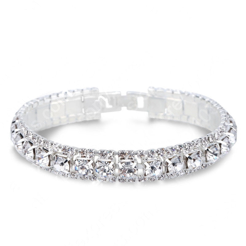 Fashion Rhinestone Female Bride Full Diamond Wedding Bracelets